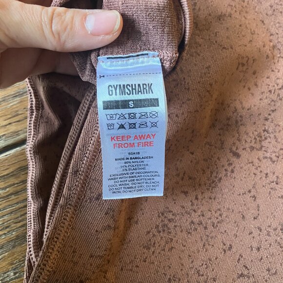 Gymshark Brown Speckled Leggings Size Small - Picture 4 of 4